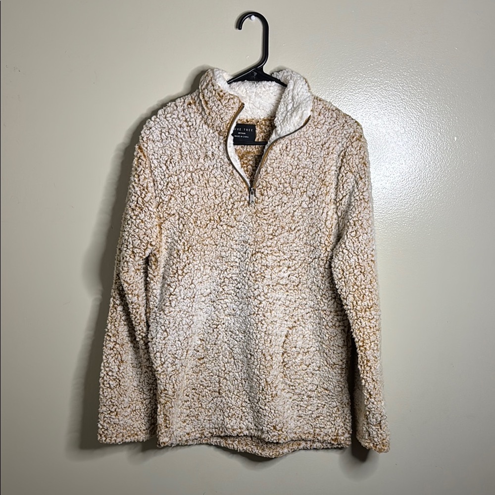 Cozy Cream Sherpa Pullover Sweater